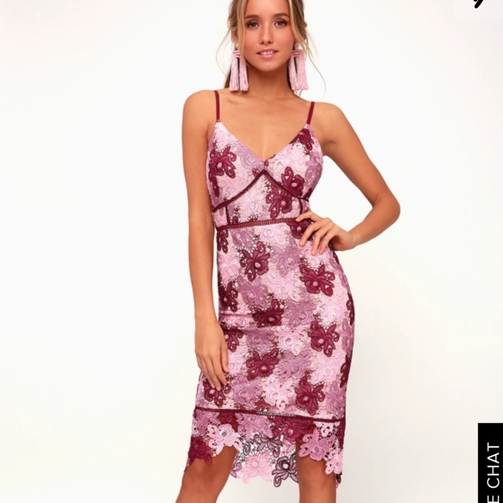 Lulus lace bodycon dress